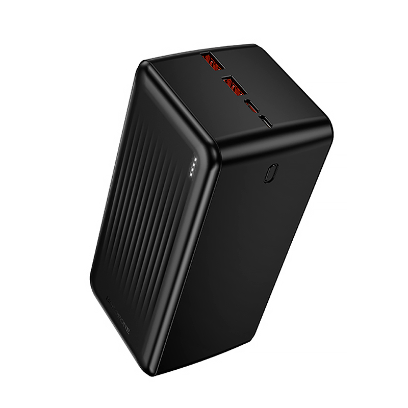 Power bank Borofone BJ80C 50000mAh, 22.5W+PD20W, 2*USB+Type-C, Black, 1.060g, Box