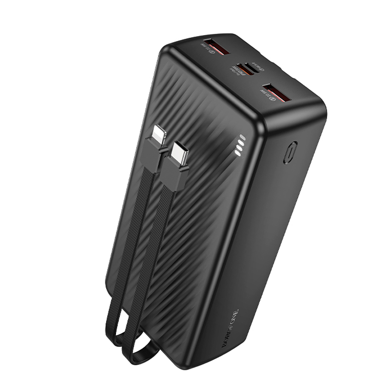 Power bank Borofone BJ57B 30000mAh, 22.5W+PD20W, 2*USB+Type-C, Black, 660g, Box