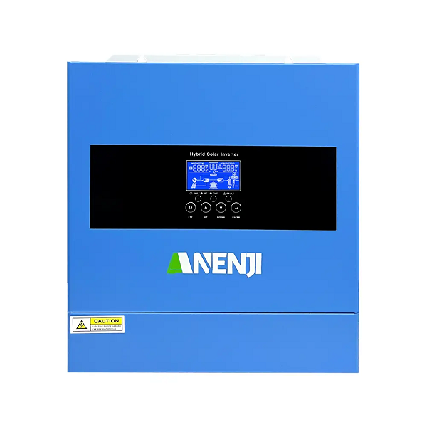 Гібридний інвертор ANENJI ANJ-4200W-24V WIFI, 4200W, 24V, charge 120A(max), 170-280V, МРРТ60-500VDC, RS485. RS232, WiFi, 358x295x100mm, 7 kg, Q1