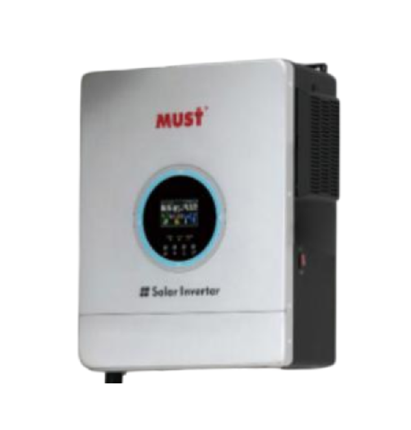 Гібридний інвертор MUST PV19-8048EXP, 8000W, 48V, струм заряду 1-100А, 160-275V, 2MPPT (120А, 450 Vdc), USB, RS485. CAN. WiFi.parallel. 490х300х150