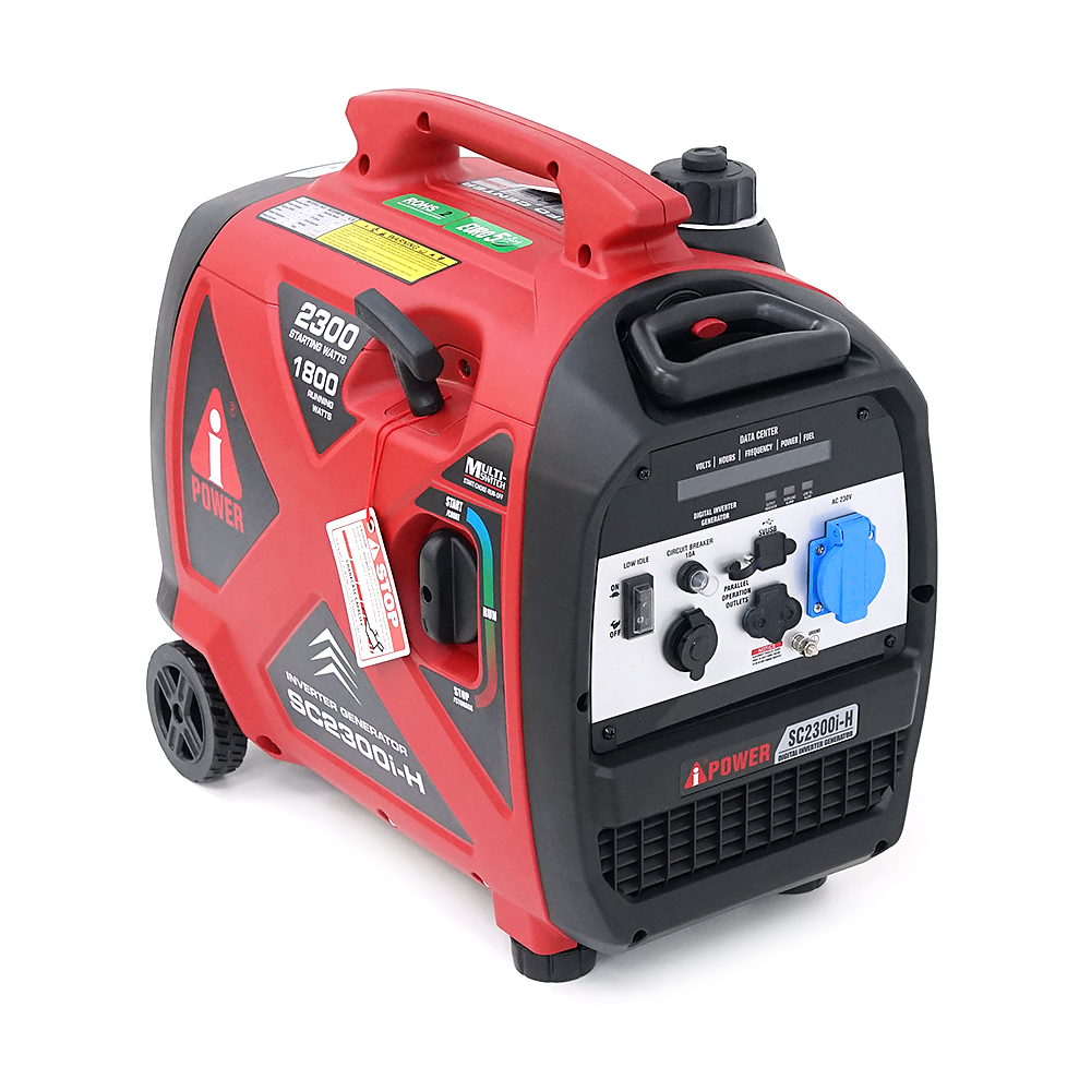Генератор Бензиновий iPower SC2300i-H 2.3 кВт, однофазний, 220V, 50Hz, об'єм 4.2л. 575x375x550mm. 23rg