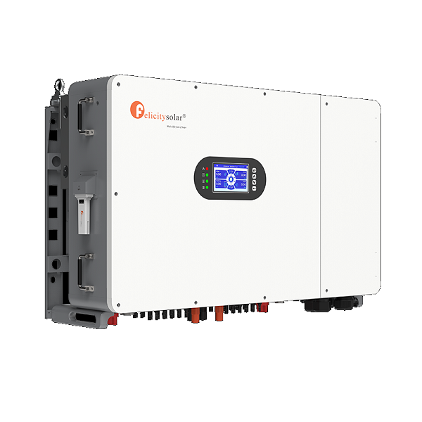 Гібридний інвертор Felicity IVGM125KHP3G1 трифазний високовольтний 137 kVA/400VAC, 50/60 Hz, Parallel, 10MPPT-PV150-850V/45A, струм заряду max-2*120A, 1000 Wi-Fi.1271*810*364 мм, 198 кг