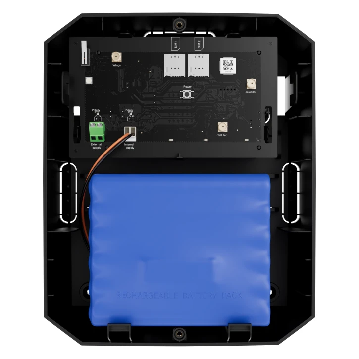 Комплект з 36 батарей LiFePO4, що перезаряджаються, для установки в Hub BP Jeweller Ajax Internal battery RB (6,4V/36Ah)