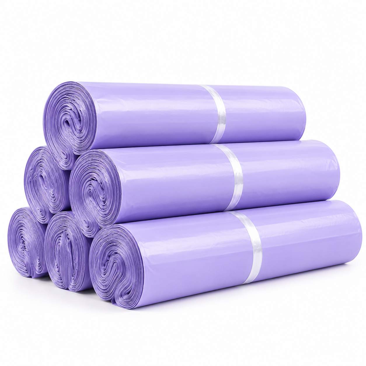 Пакувальний поліетиленовий пакет 250*350mm, товщина 12 мкм, 100шт/упак, Purple