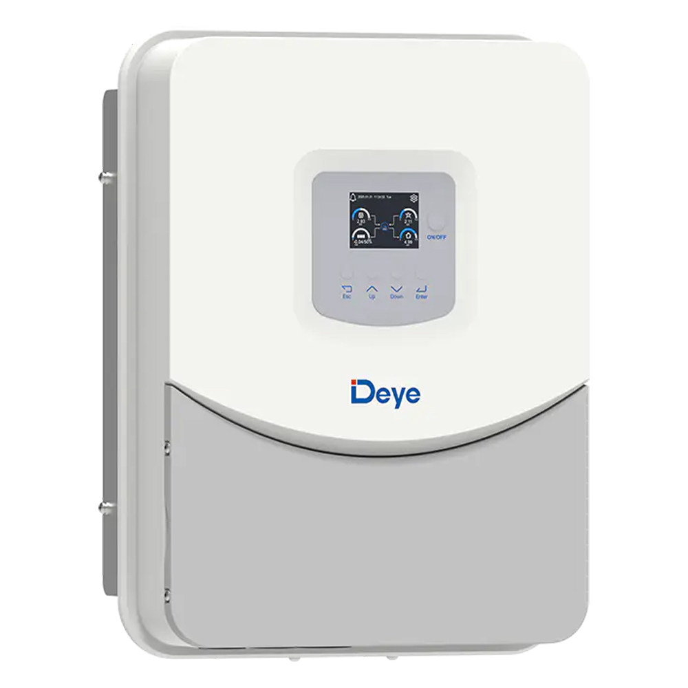 Автономний сонячний інвертор (off-grid) Deye SUN-6.6K-OG03LP1-EU-AM2 WI-FI, 6,6кВт, однофазний, (2MPPT 150-425В/140А/DC40-60В), Parallel, IP65, 323×424×176мм, 8,6кг