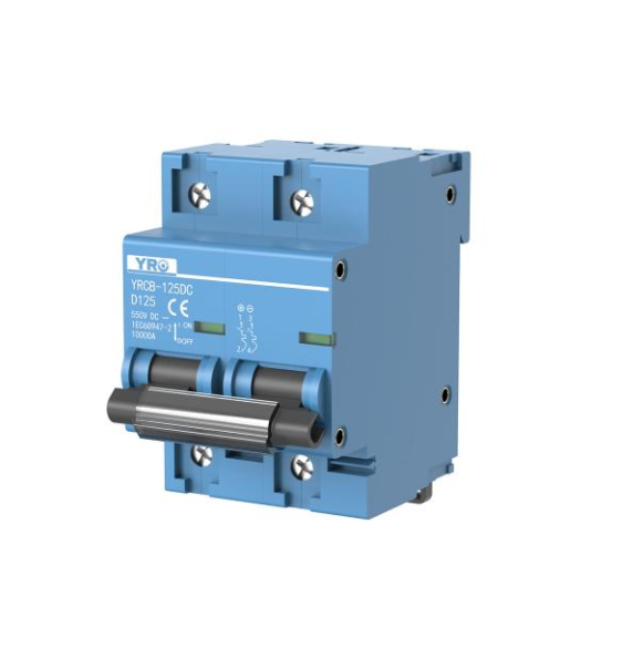Автоматичний вимикач постійного струму YRO YRCB-125DC Circuit Breaker 2P 125A DC500V, DIN