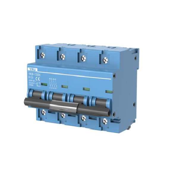 Автоматичний вимикач постійного струму YRO YRCB-125DC Circuit Breaker 4P 125A DC1000V, DIN