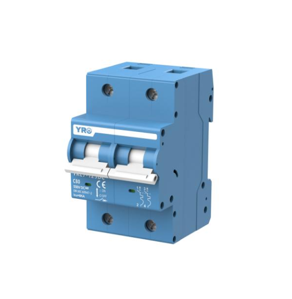 Автоматичний вимикач постійного струму YRO YRL7-125DC Circuit Breaker 2P 125A DC500V, DIN